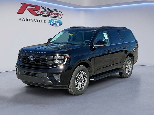2026 Ford Expedition Active in Agate Blk — front three-quarter view