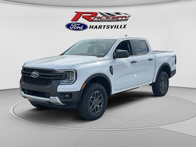 2026 Ford Ranger XLT in Oxford White — front three-quarter view