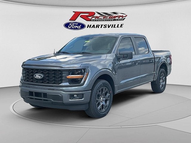 2026 Ford F-150 STX in Carbon Gry — front three-quarter view