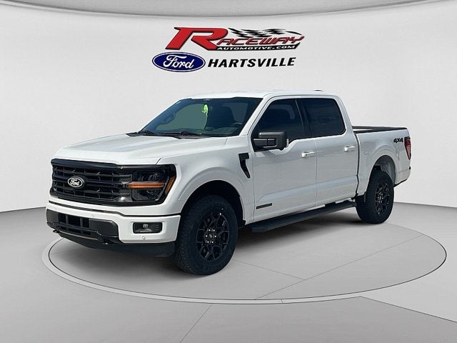 2026 Ford F-150 XLT in Oxford White — front three-quarter view