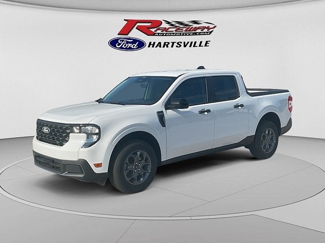 2026 Ford Maverick XLT in Oxford White — front three-quarter view